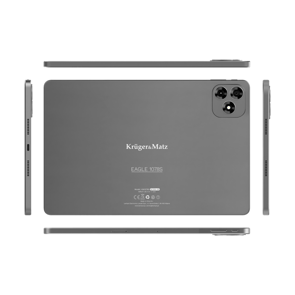 Tablet Kruger&Matz 11” EAGLE 1078S 8/256GB GPS USB-C LTE Android 15 IPS