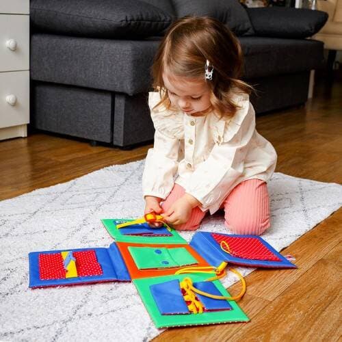 Roter Käfer utbildningsspel busy board handväska