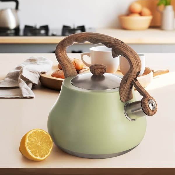 Greenish viheltävä teräskannnu 3 l