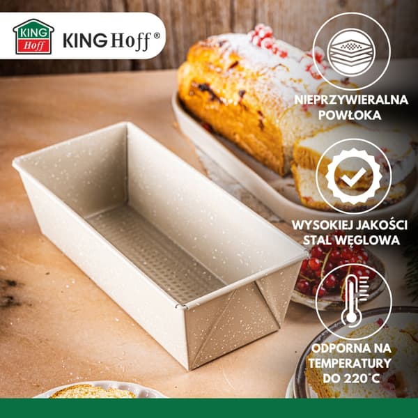 BRØDPASTI KAGEFORM 26x11,5cm KINGHOFF KH-1971