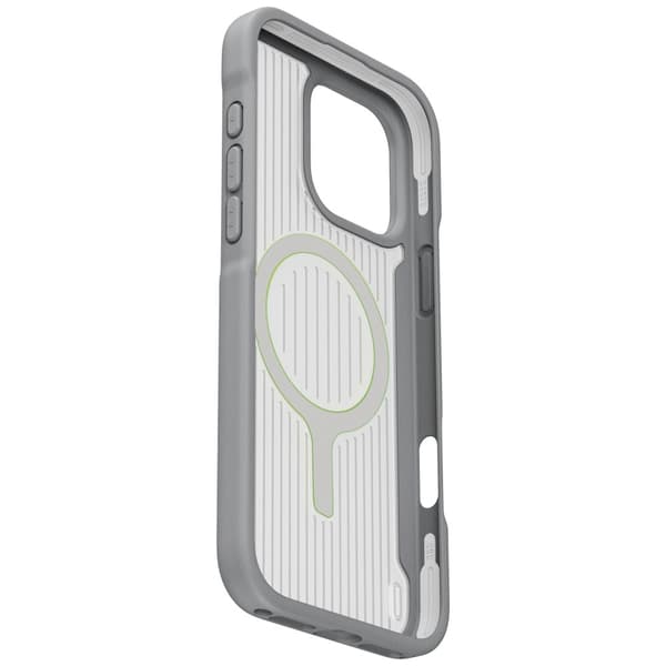 UNIQ Combat Active -kotelo iPhone 16 Pro Maxille, Magclick-lataus, harmaa