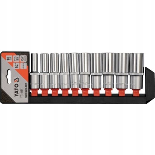 YATO LANGE TOPPENØGLE 1/2" 10 stk. 38861