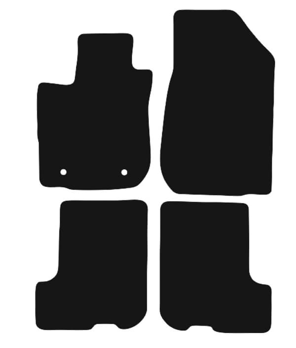 CARLUX-SILVER bilmåtter til: Dacia Sandero II FL hatchback (2018-2021)