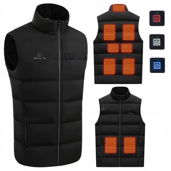 E-VEST värmeväst storlek 3XL