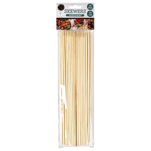 Bambus kebabspyd 30 cm 50 stk.