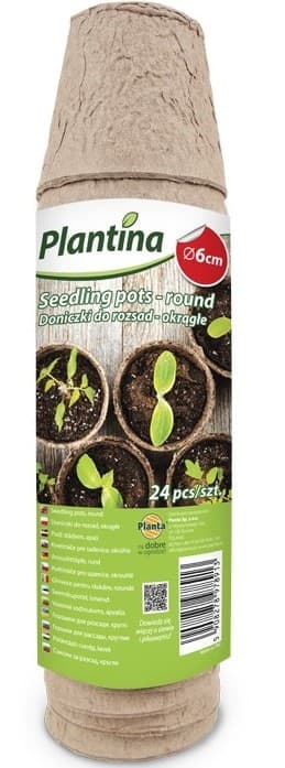 Krukor 6 cm runda 24 st. PLANTA