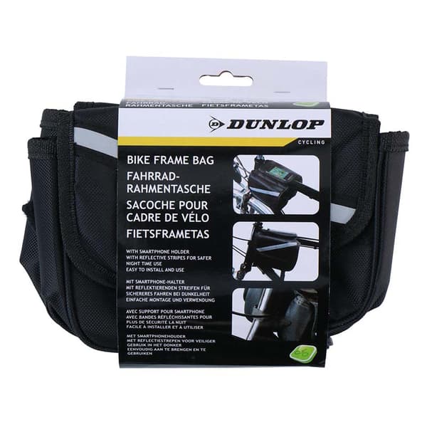 Dunlop - Cykelsteltaske / Pannier (Sort)