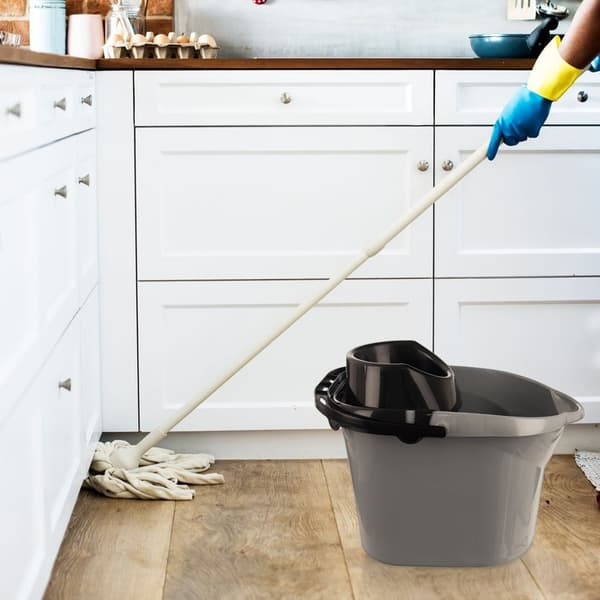 Spand til moppe grå 12 liter