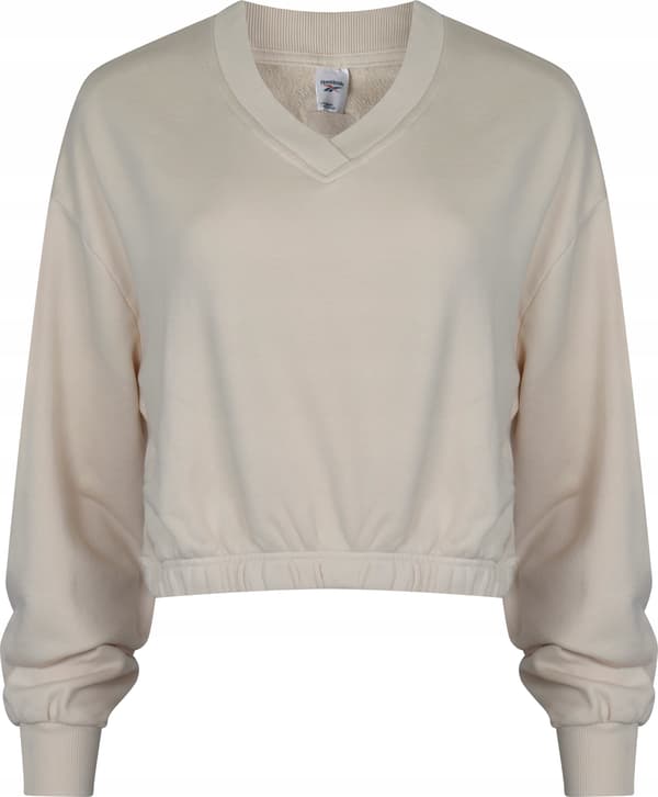 REEBOK DAM CREAM LÅNGÄRMAD TRÖJA S 2AXA4_B* BACKGROUNDS