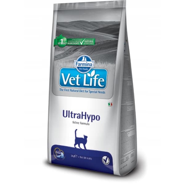 Farmina Vet Life Ultrahypo torrfoder för katter 5 kg