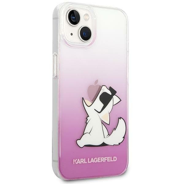 Karl Lagerfeld Choupette Fun -aurinkolasit - iPhone 14 Plus -kotelo (vaaleanpunainen)