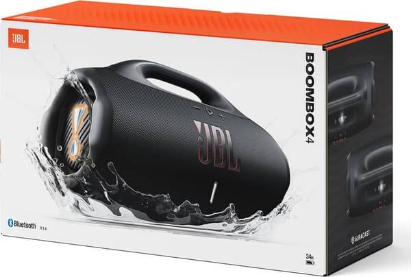 JBL Boombox 4 Bluetooth-højttaler sort