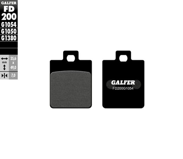 Galfer KH260 jarrupalat puolimetallia