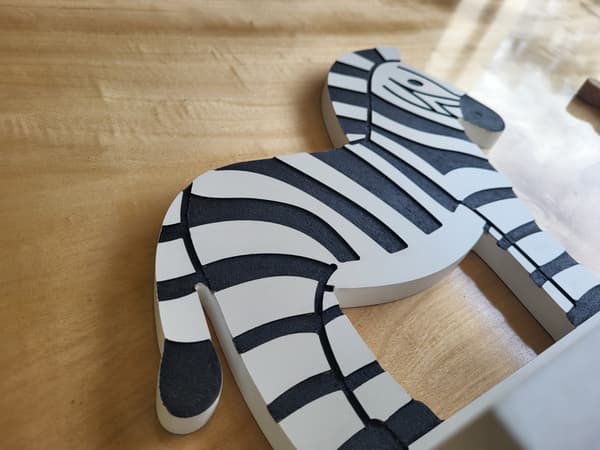 Zebra-hylde på Galaxy Savannah