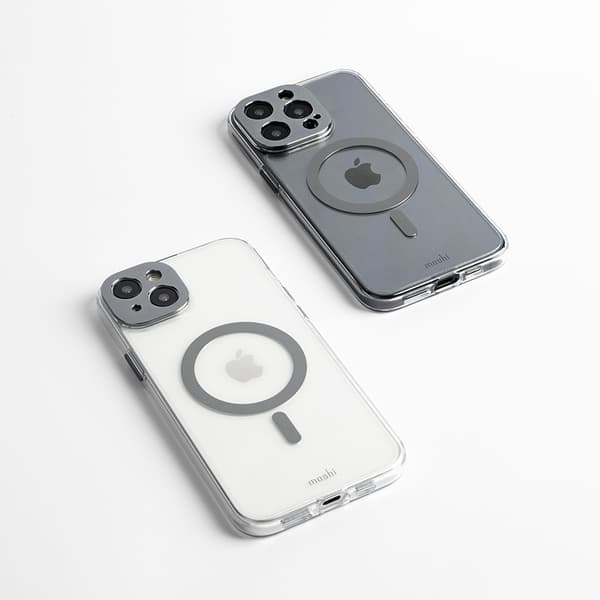 Moshi iGlaze MagSafe - iPhone 15 Pro Max cover (meteoritgrå)