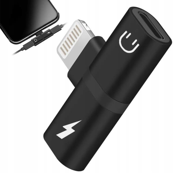 Adapter 2 i 1 för iPhone 2000