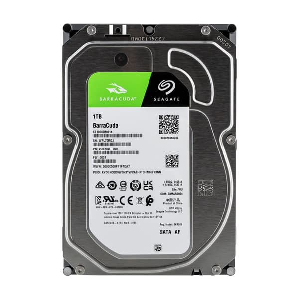 Hårddisk Seagate BarraCuda 1TB SATA ST1000DM014
