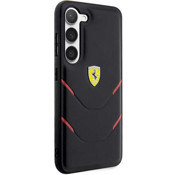 Ferrari FEHCS23MPBAK S23+ S916 sort/sort hårdt etui Hot Stamp Lines