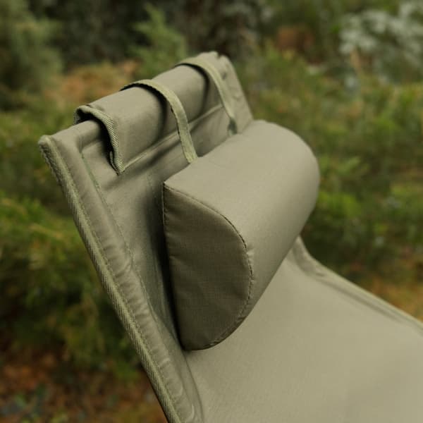 Stor OFFLANDER camping foldbar stol i oliven