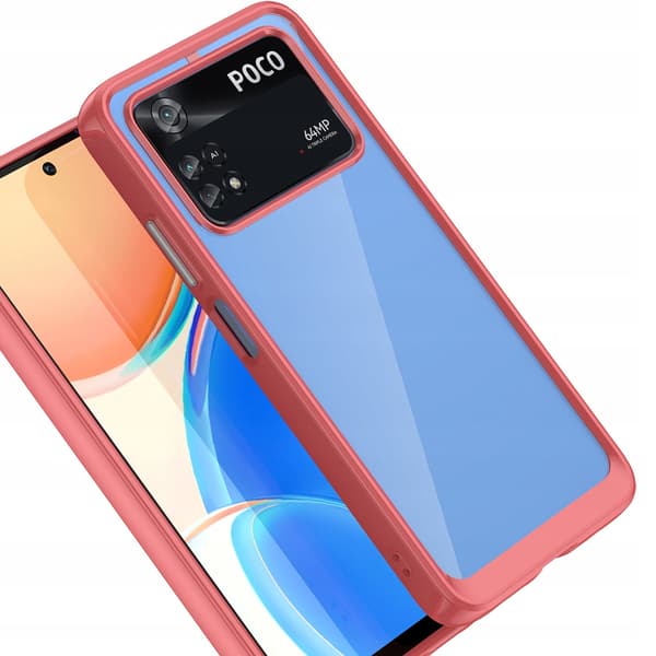 Outer Space-cover til Xiaomi Poco M4 Pro 5G - Rød