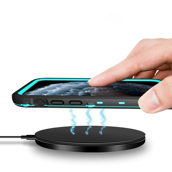 Vedenpitävä kotelo + hihna Apple iPhone 12 Minille (musta)