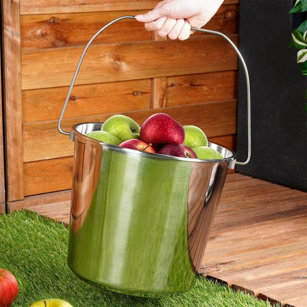 Ruostumaton teräsruokasanko 12 l