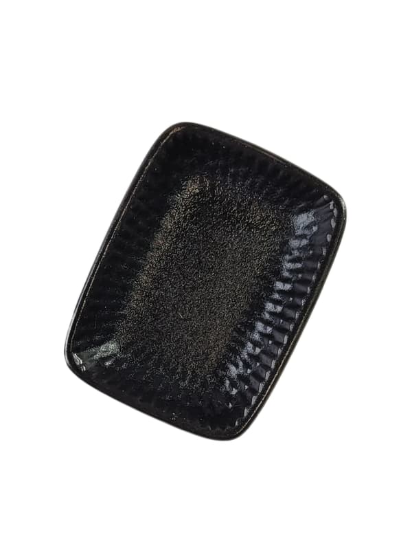 KERAMISK SKÅL TIL DIPSAUCER 8 CM ELEGANT SORT OMBRES SORT