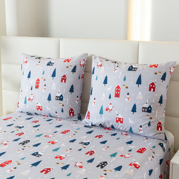 Vuodevaatteet 160x200 cm joulun harmaa
