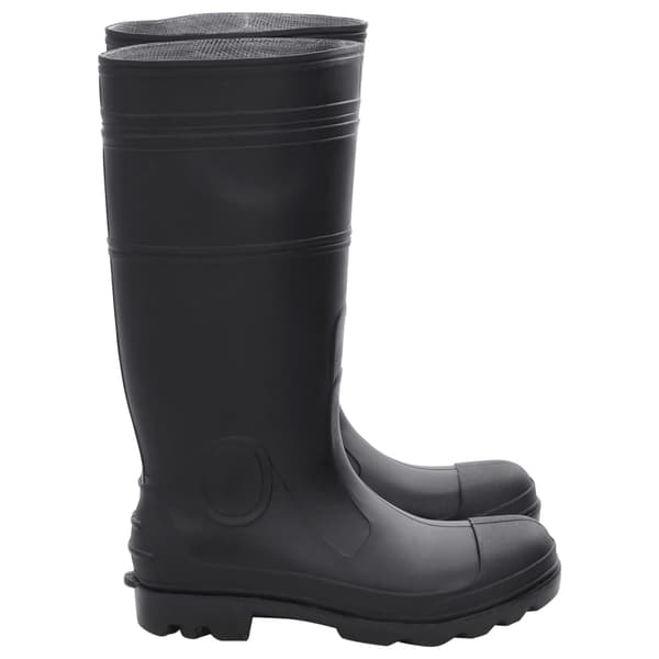 vidaXL Wellingtonstøvler, sorte, størrelse 42, PVC