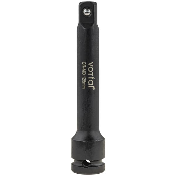 Slagforlængeradapter til 1/2" toppe 125 mm for slagnøgle CR-MO