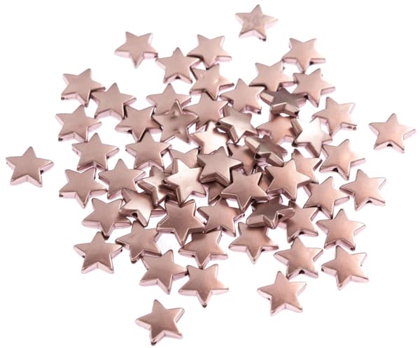 STAR-helmet vaaleanpunainen kulta 1,5 cm 60 kpl
