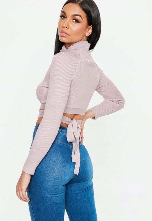 MISSGUIDED RIBBADE LILA BLUS 34 WYF