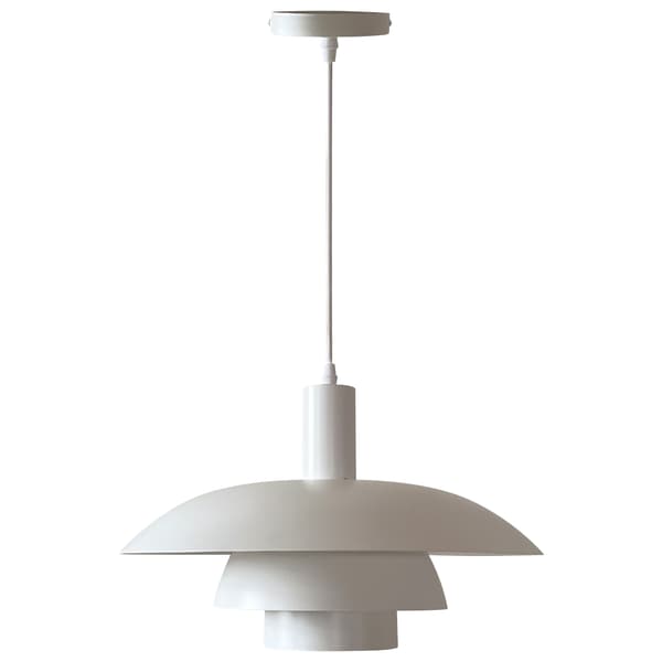 HÄNGLAMPA FERRO 1 E27 VIT MILAGRO ML1048