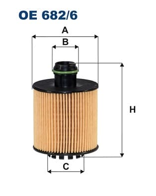 ÖLJYNSUODATIN OE6826 FILTRON