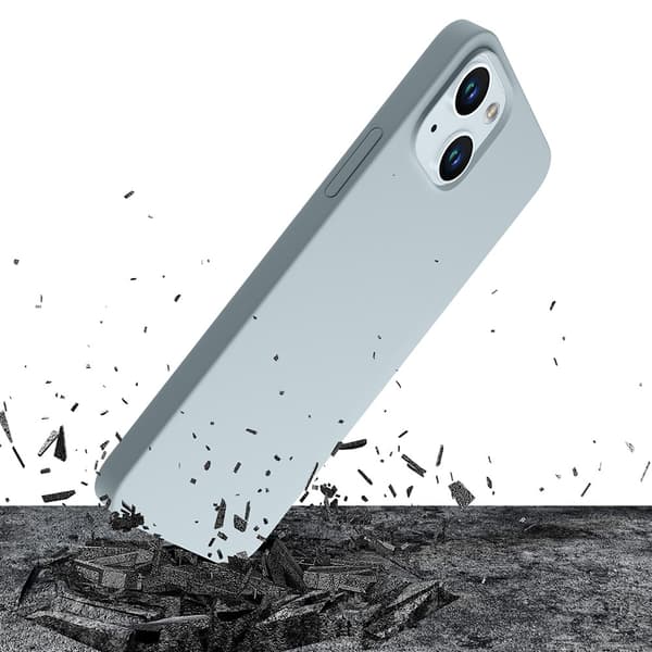 Apple iPhone 15 Plus - 3mk Hardy Silikon MagCase Blå
