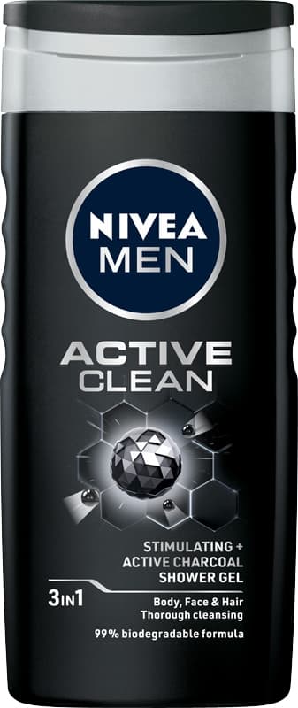 NIVEA Active Clean brusegel 250 ml