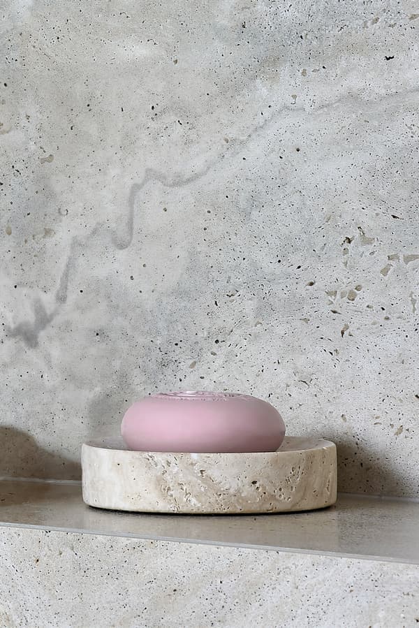 Q-BATH PREMIUM DECOR 1546 sæbeskål travertin