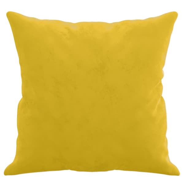 vidaXL Prydnadskuddar, set om 2, gul, 40x40 cm, sammet
