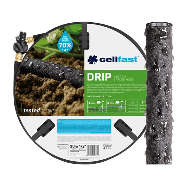 Trädgårdsslang 30m Droppbevattning DROPP 1/2" CELLFAST