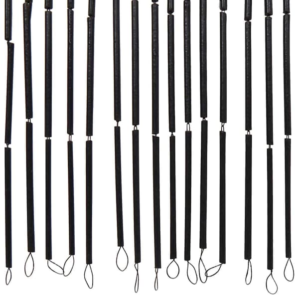 vidaXL Flugnät mörkgrå 120x220 cm bambu