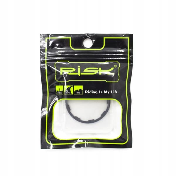 RISK RA107 Kassetteafstandsstykke 1,85 mm Sort