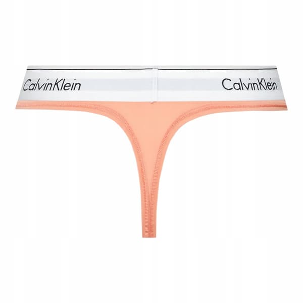 CALVIN KLEIN KVINDERØDE PIZZA STRINGTRUSSER MED LOGO KOMFORTABLE M TIA