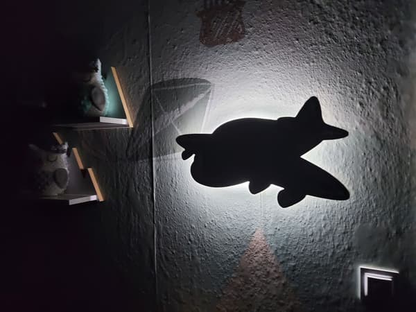 Jumbo Fly Natlampe