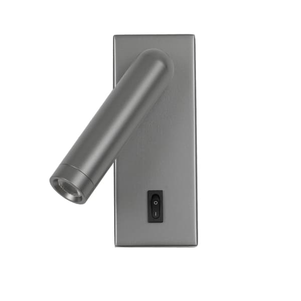 NOVA LED VÆGLAMPE GRÅ ITALUX WL-46376-1-GR