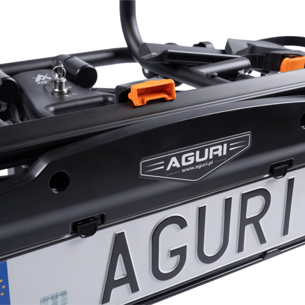 Aguri Active Bike Pro 3 cykelstativ til 3 cykler, sort, foldbar