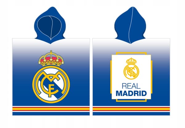 Real Madrid 100% bomuldsponcho PONCHO HÅNDKLÆDE
