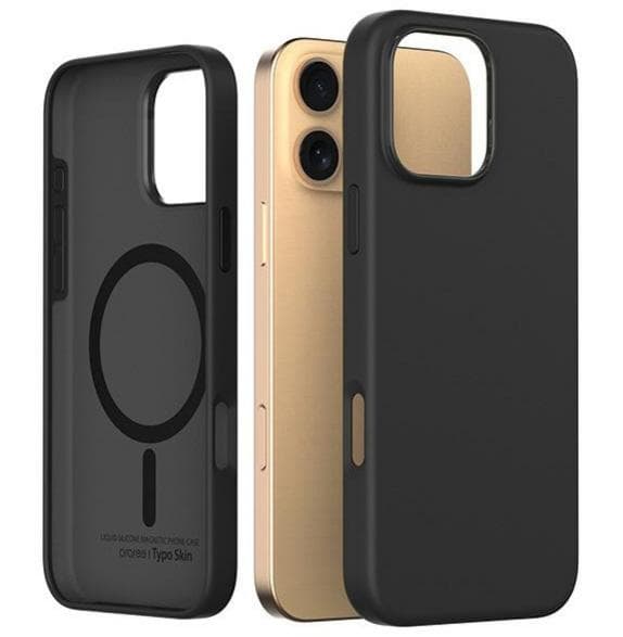 Araree Typo Skin M etui til iPhone 16 Pro Max sort