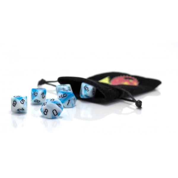 RPG terning ti-sidet D10 Ice Wraith 0-9