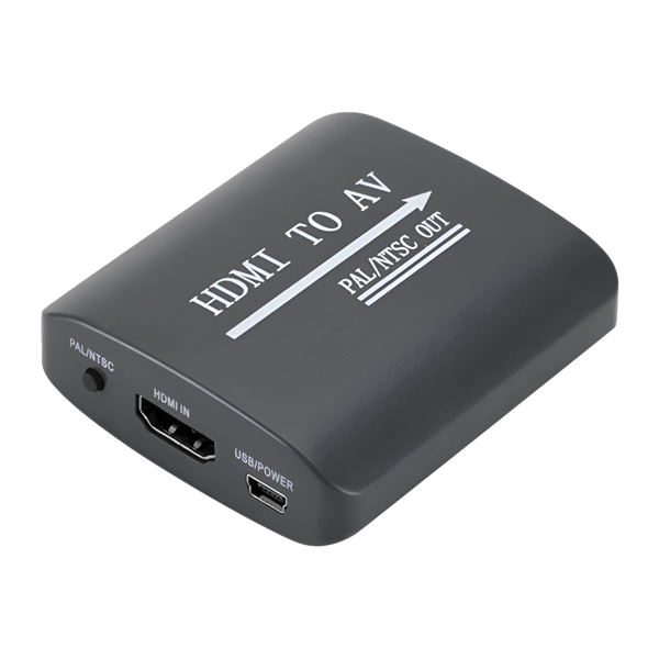 HDMI til AV RCA cinch billedkonverter NTSC PAL