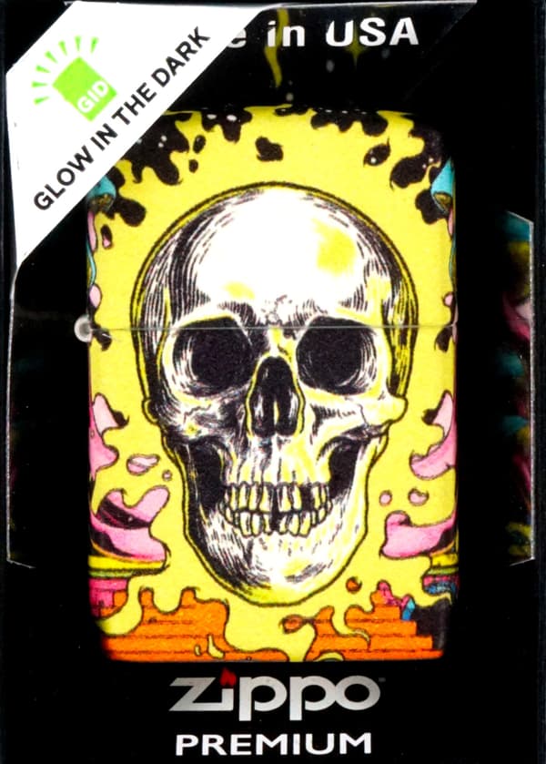 ZIPPO SKULL DESIGN Lighter 3 Gavesæt nr. 4